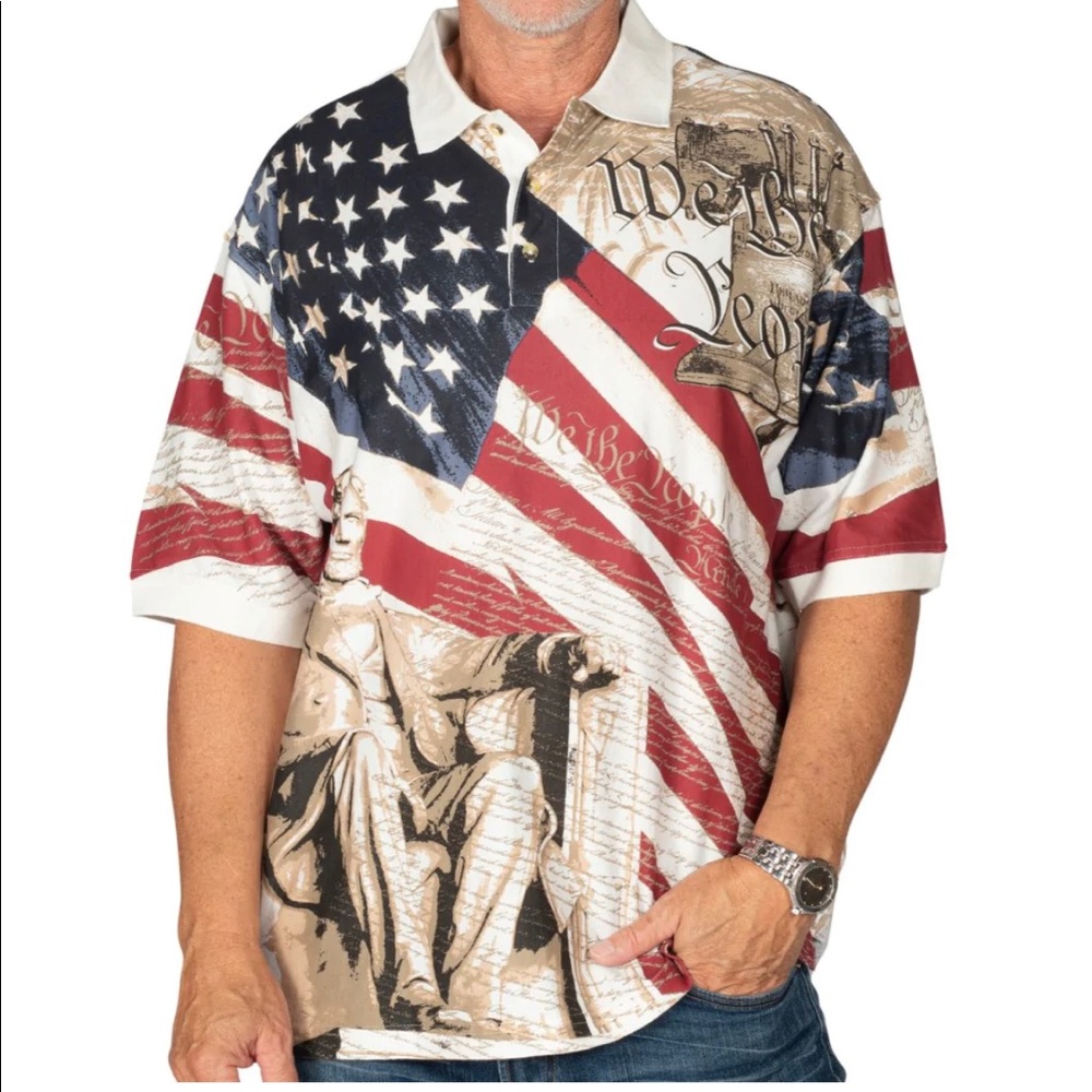 Americana We the People CottonTraders Sports Polo Shirt
